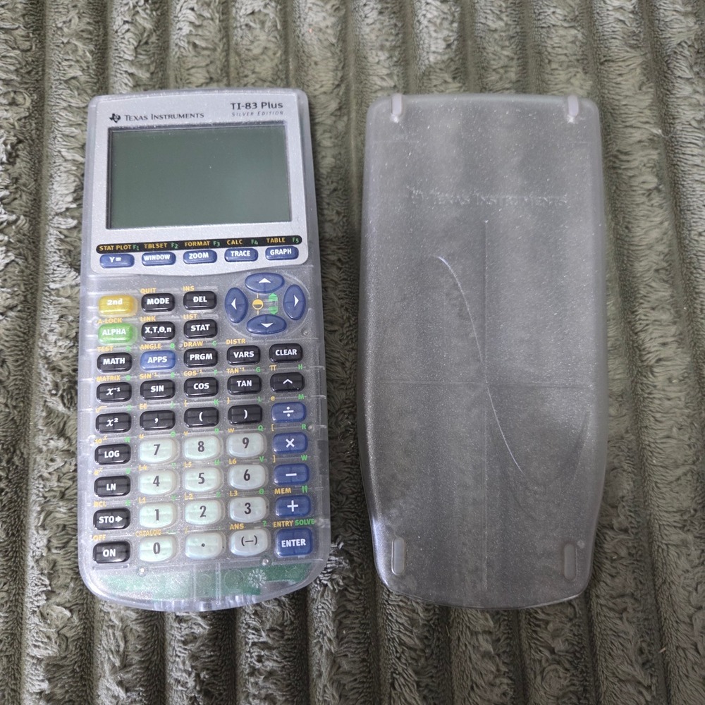 Texas Instruments TI-83 Plus Silver Edition Graphing Calculator Translucent
